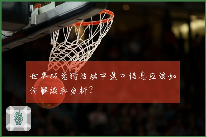 世界杯竞猜活动中盘口信息应该如何解读和分析？