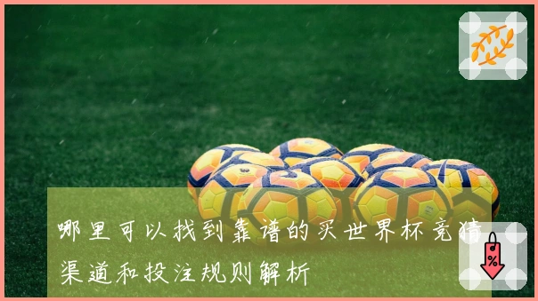 哪里可以找到靠谱的买世界杯竞猜渠道和投注规则解析
